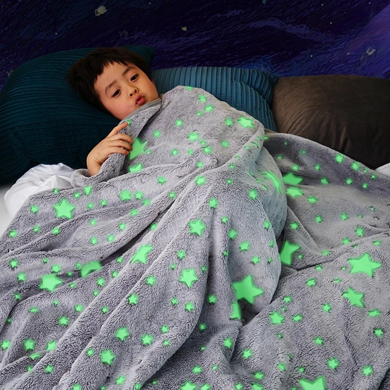 Glow-in-the-Dark Unicorn Blanket