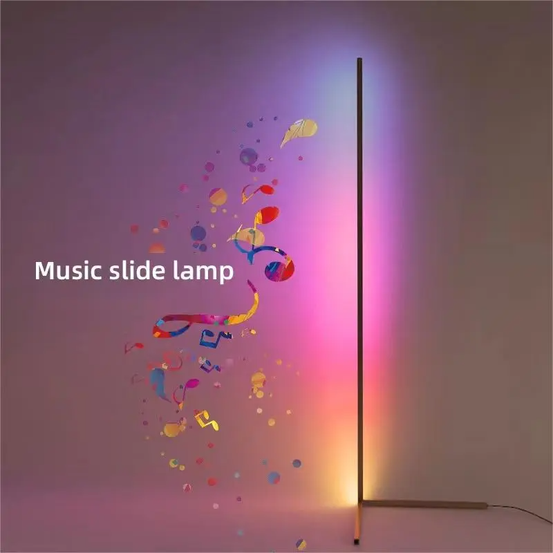 Music Sync RGB Floor Lamp with 16M Colors and App Control