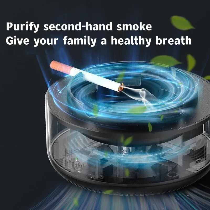 Multipurpose Intelligent Ashtray with Filter Air Purifier