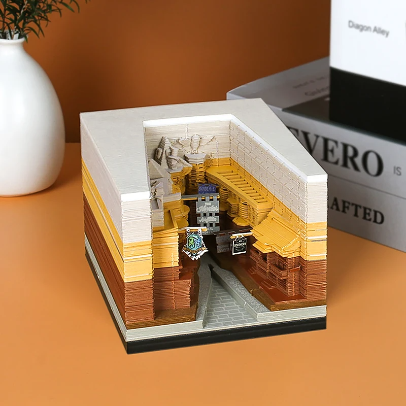 Omoshiroi Block 2024 Calendar 3D Notepad: Diagonal Alley Edition