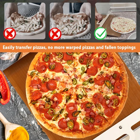 55*30cm Sliding Pizza Peel Shovel