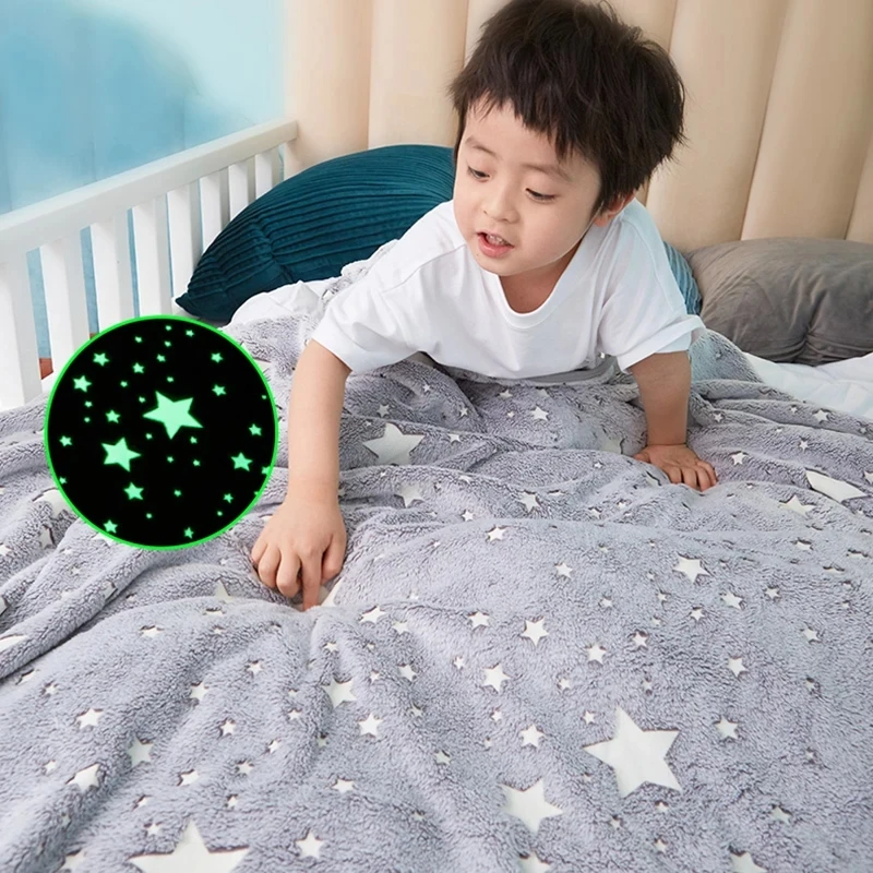 Glow-in-the-Dark Unicorn Blanket