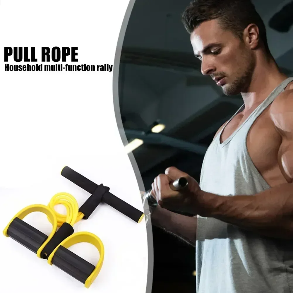 Multifunctional Portable 4 Tube Elastic Pedal Puller