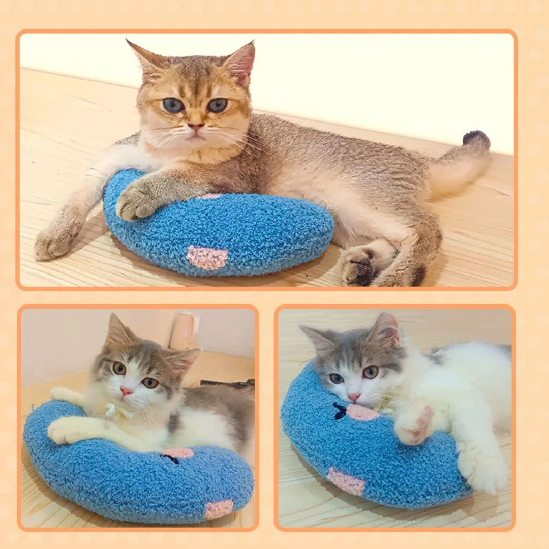 U-Shaped Pillow: A Cozy and Calming Toy for Cats and Puppies