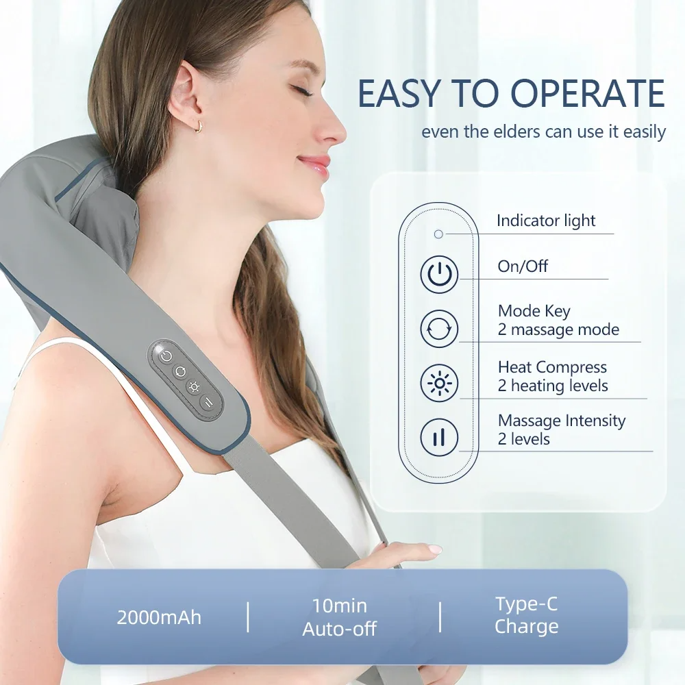 Electric Neck and Back Massager